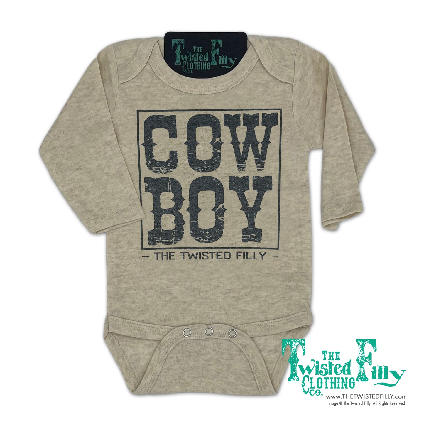 Cow Boy - L/S Infant One Piece - Assorted Colors