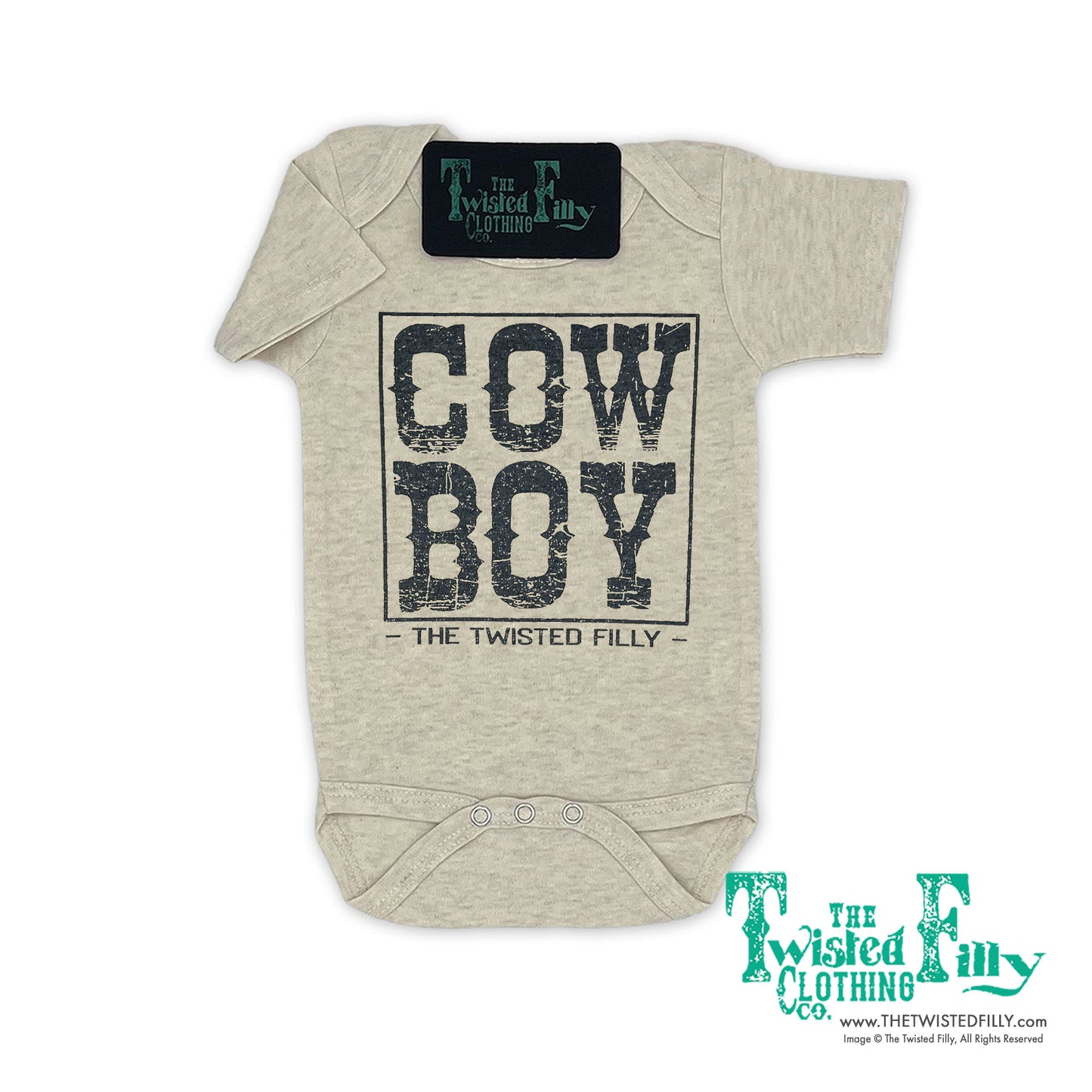 Cow Boy - S/S Infant One Piece - Assorted Colors