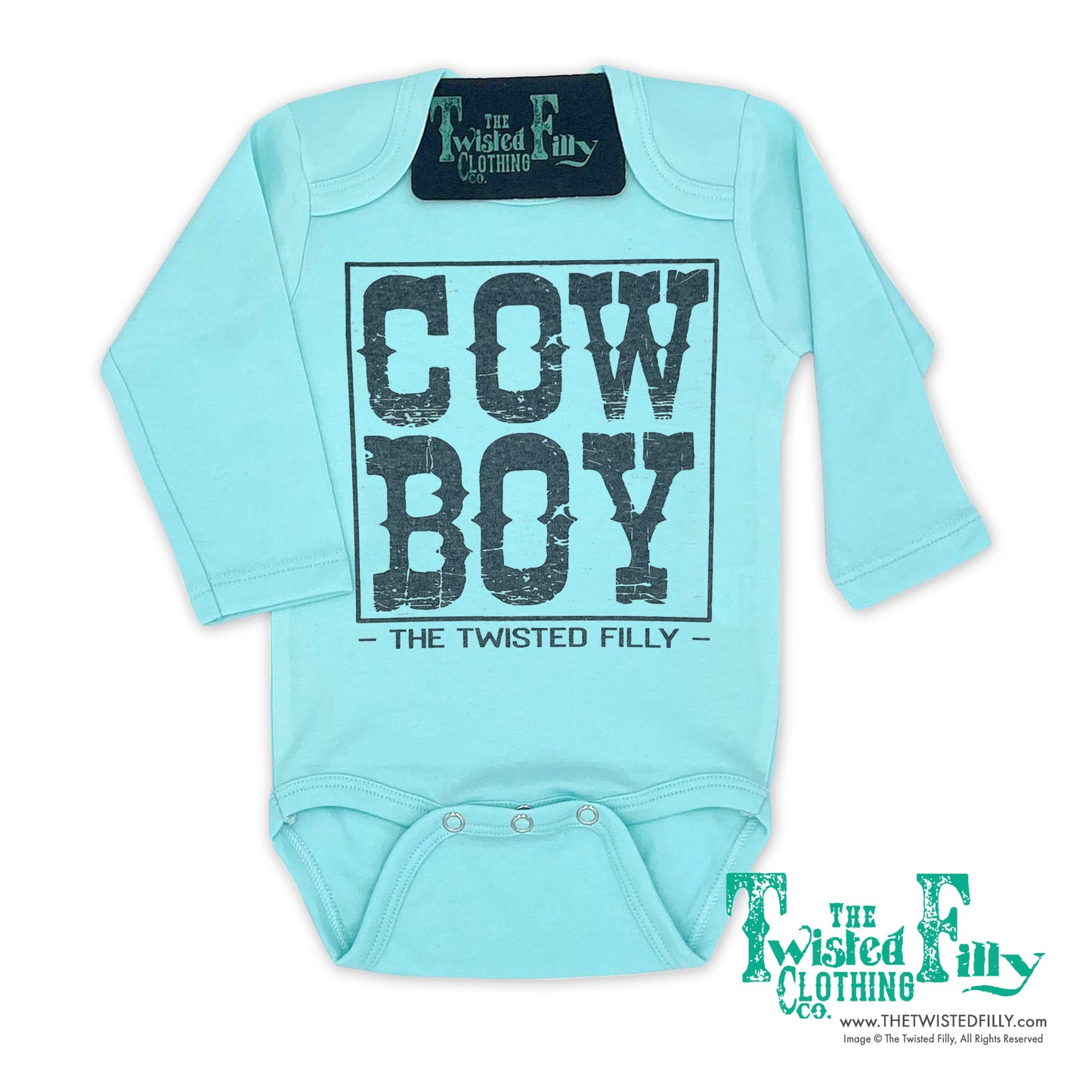 Cow Boy - L/S Infant One Piece - Assorted Colors