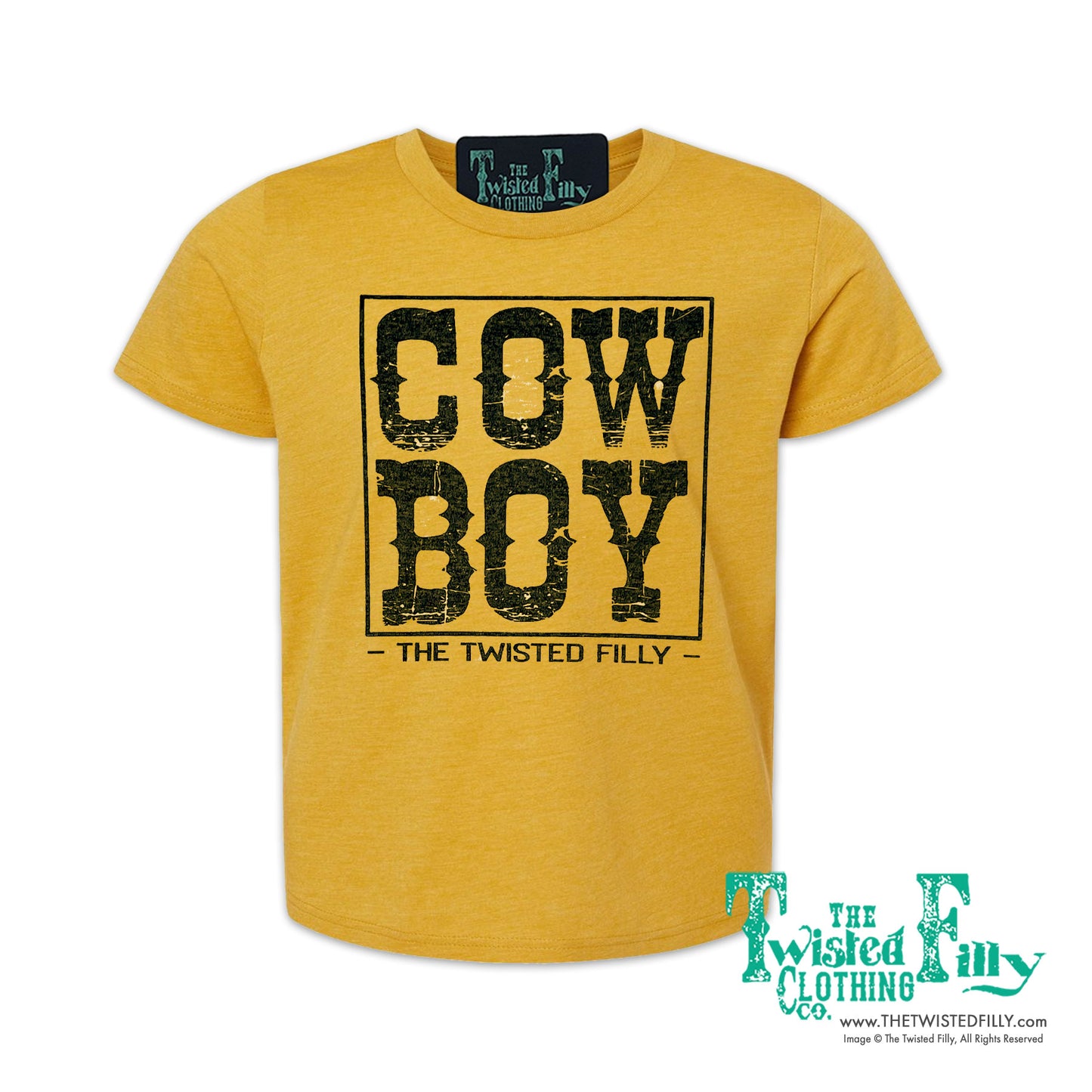 Cow Boy - S/S Youth Tee - Assorted Colors