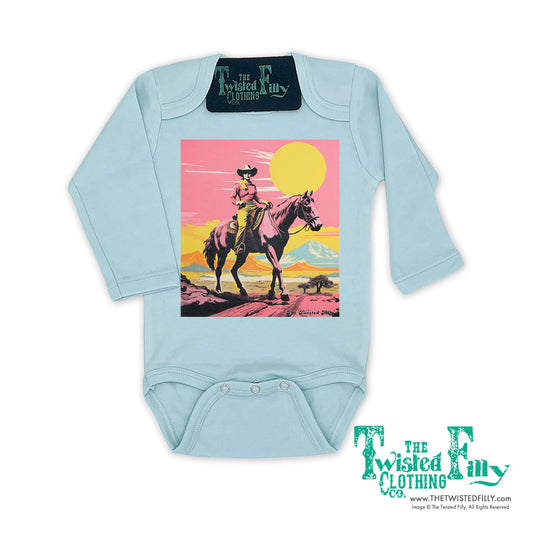 Desert Cowgirl - L/S Girls Infant One Piece - Assorted Colors