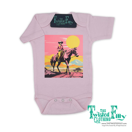Desert Cowgirl - S/S Girls Infant One Piece - Assorted Colors