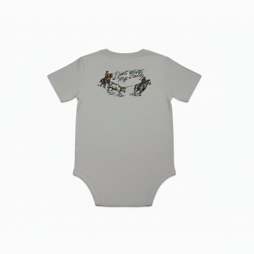 Don't Waste My Dally - Infant SS Onesie - 2 Rowels Ranch & Rodeo Wear