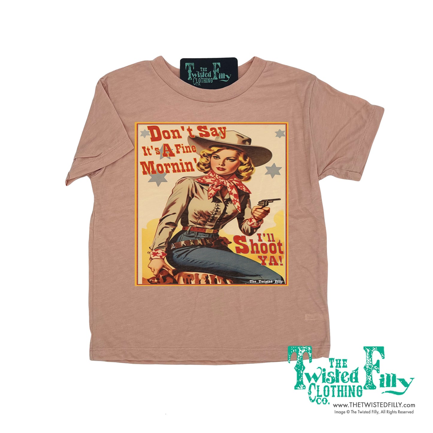 Don't Say It's A Fine Mornin' - S/S Girls Infant Tee - Assorted Colors