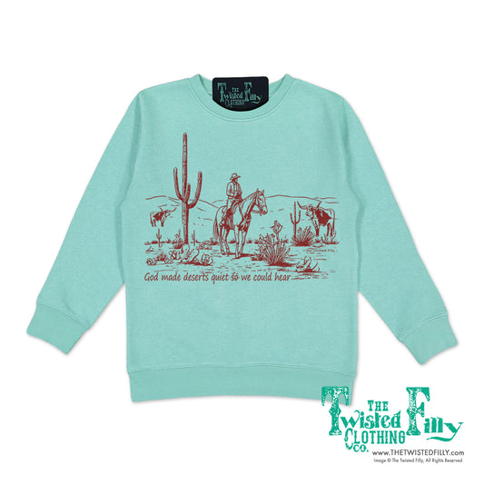 God Made Deserts - Youth Sweatshirt - Assorted Colors