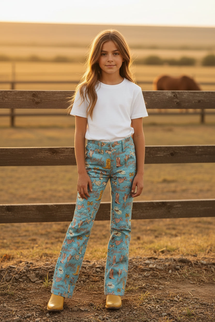 Blue Yee Haw - Toddler Jean