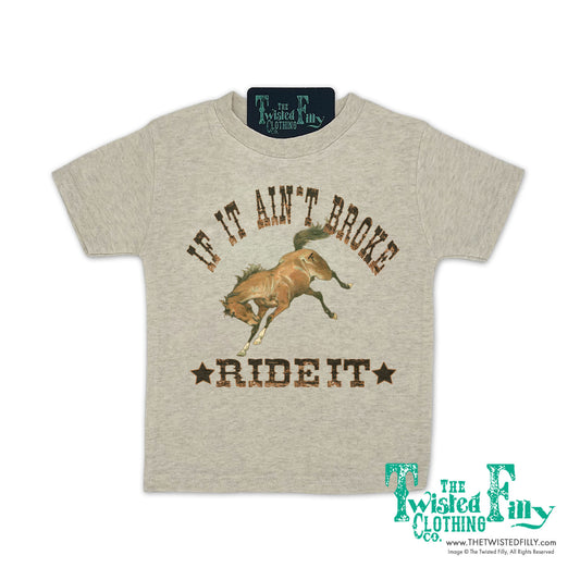 If It Ain't Broke Ride It - S/S Toddler Tee - Oatmeal