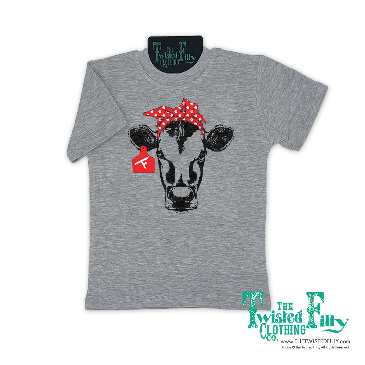 Red Bandana Calf - S/S Toddler Tee - Assorted Colors