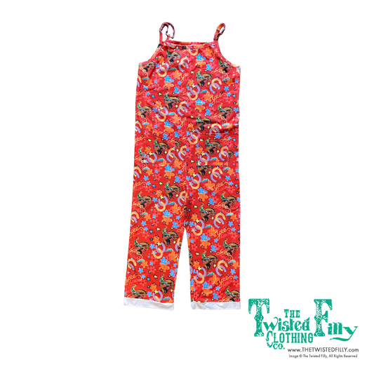Red Yee Haw - Youth Sleeveless Romper