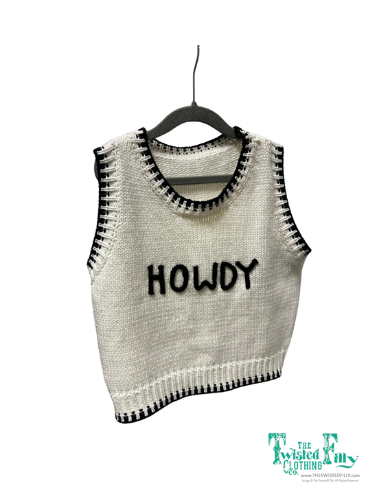 Howdy - Sweater Vest - Toddler - Ivory