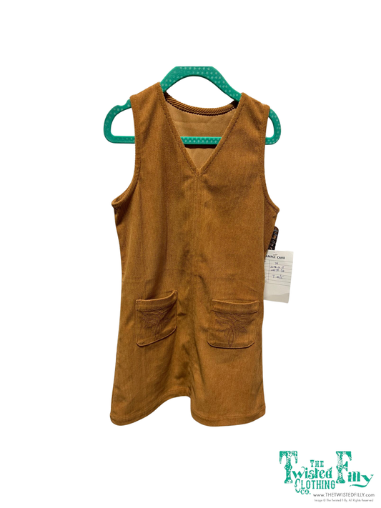 Brown Corduroy Dress - Youth