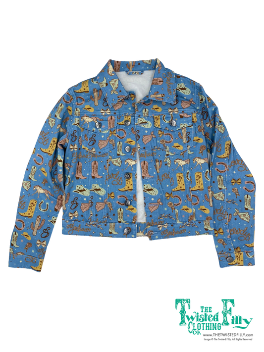 Blue Yee Haw - Youth Jean Jacket