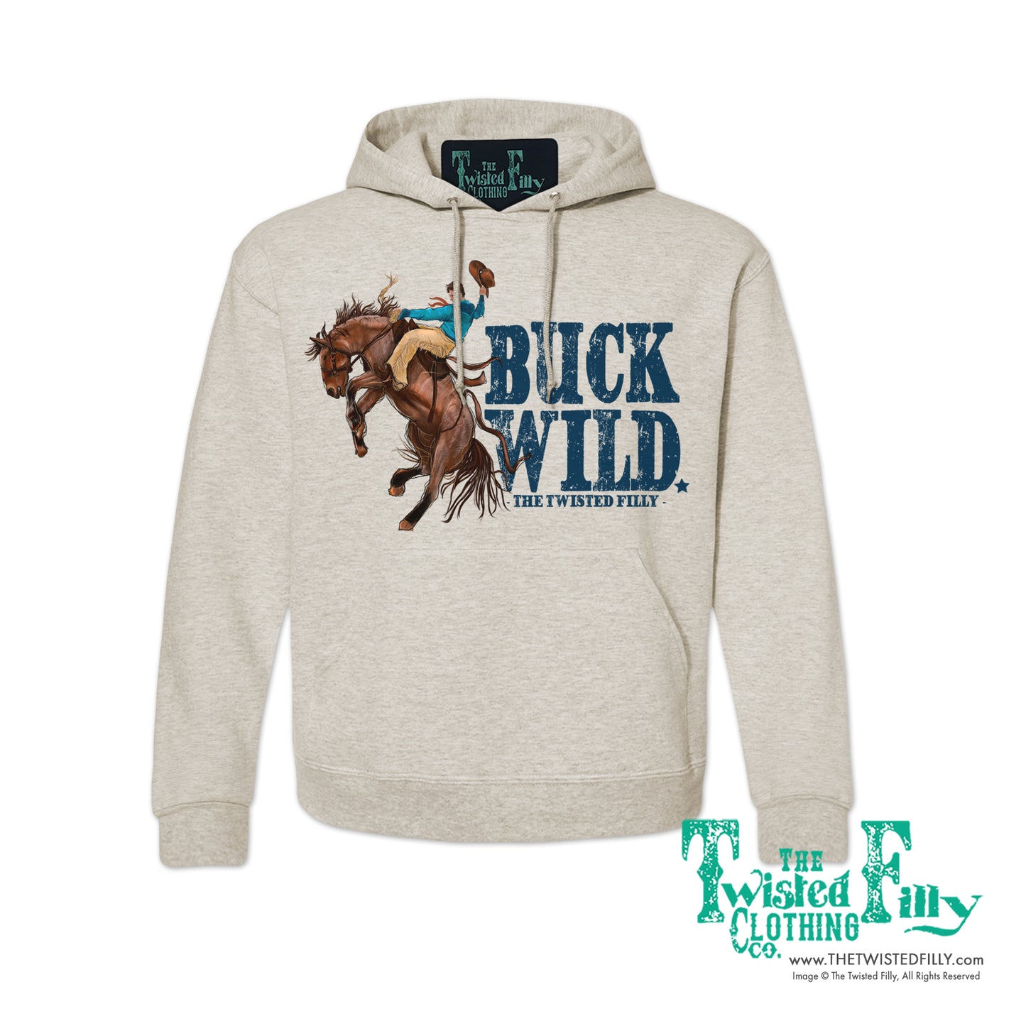 Buck Wild - Adult Hoodie - Assorted Colors