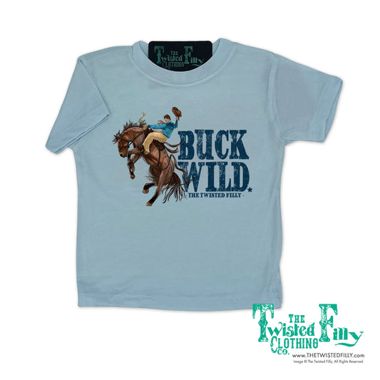 Buck Wild - S/S Toddler Tee - Ice Blue