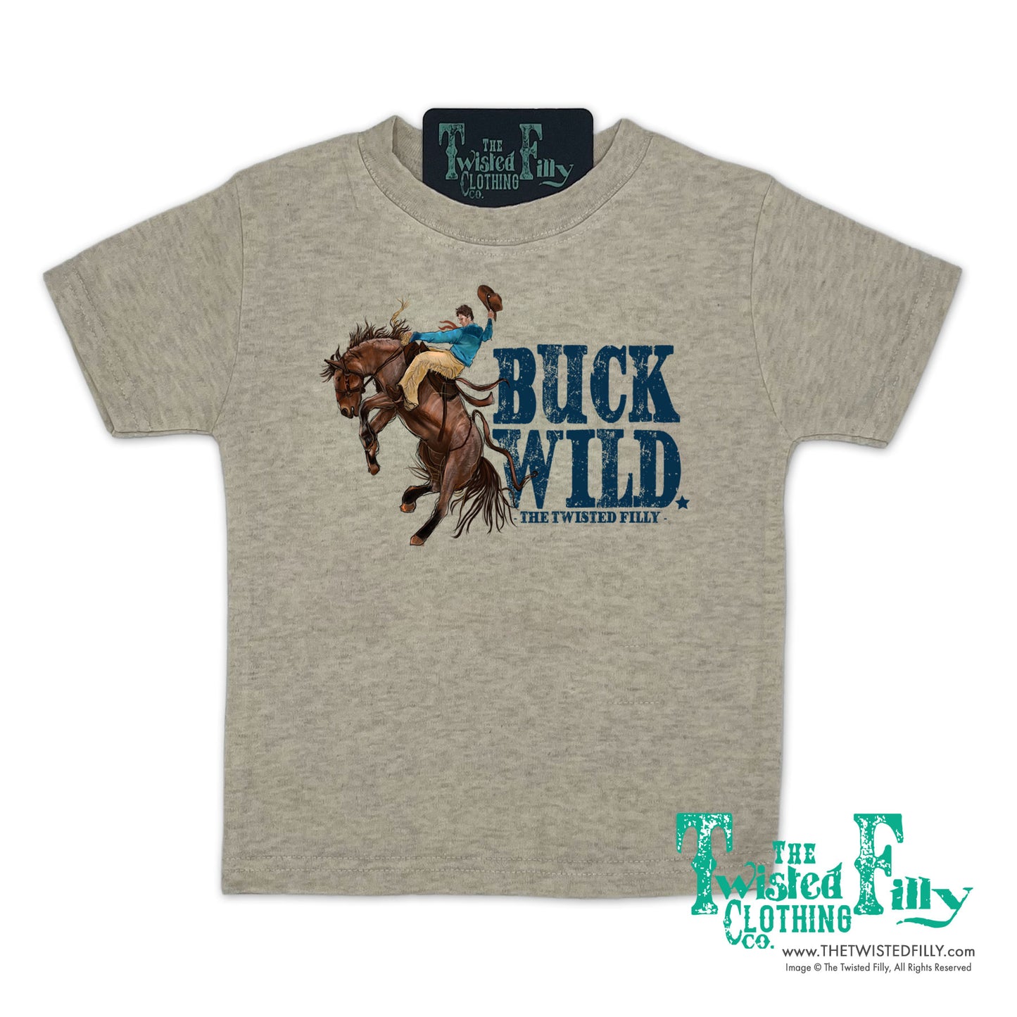 Buck Wild - S/S Youth Tee - Assorted Colors