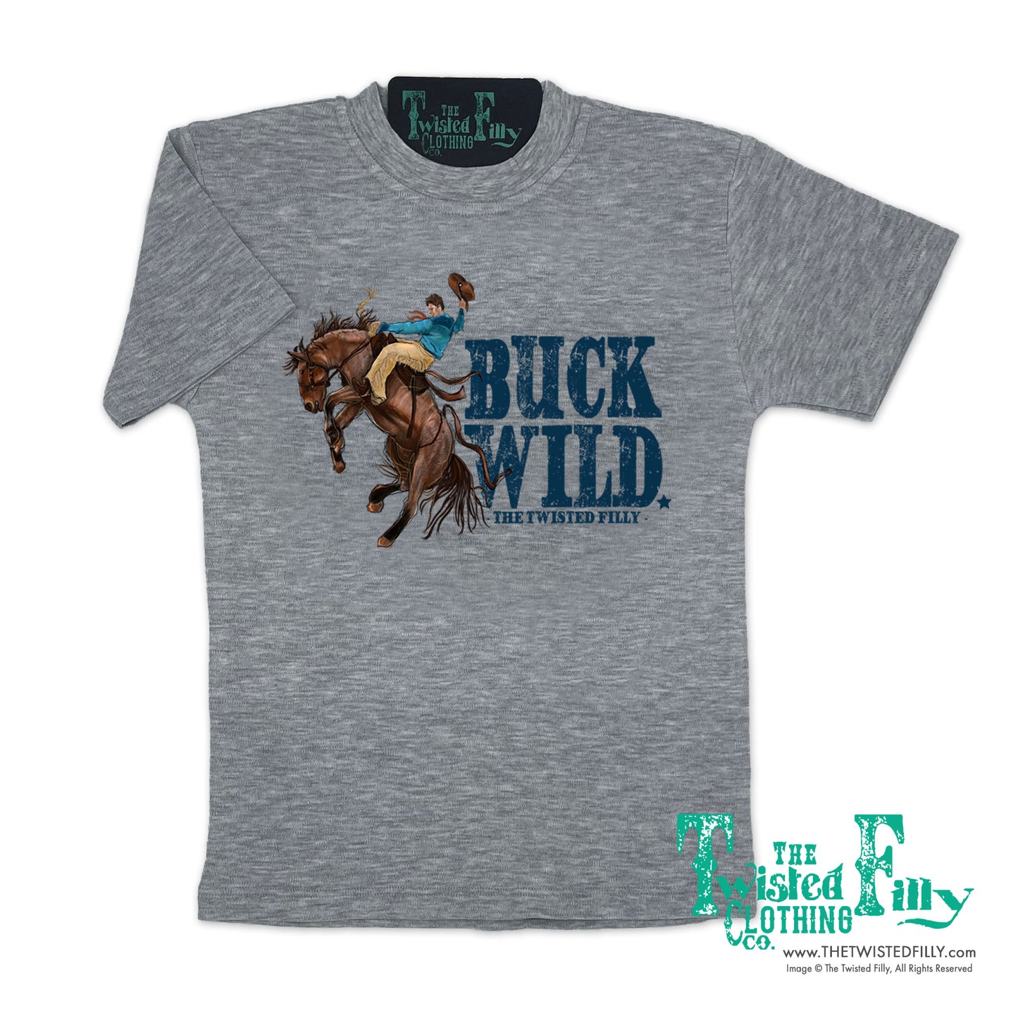 Buck Wild - S/S Youth Tee - Assorted Colors