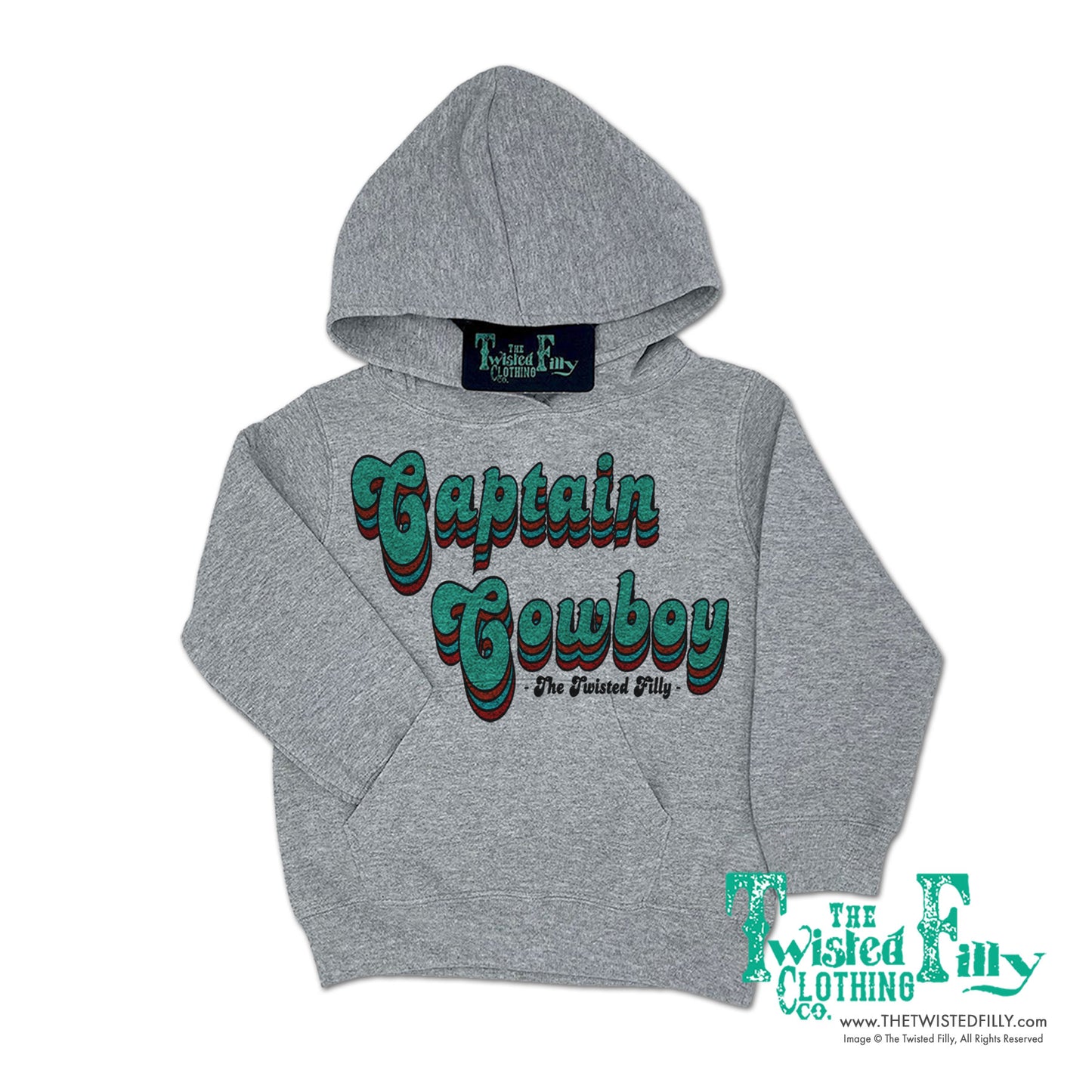 Captain Cowboy - Youth Hoodie - Assorted Colors