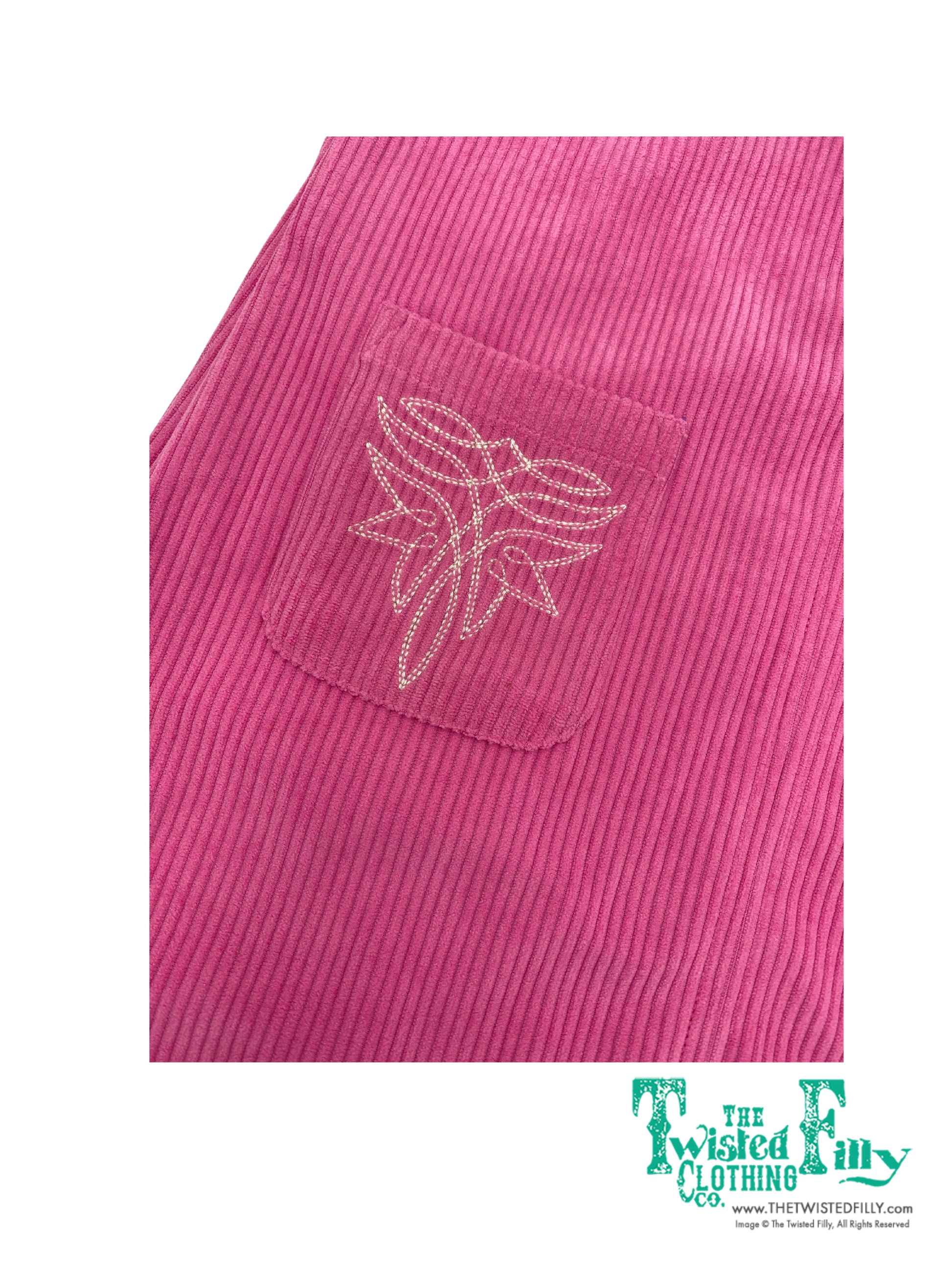 Pink Corduroy - Infant Sleeveless Dress