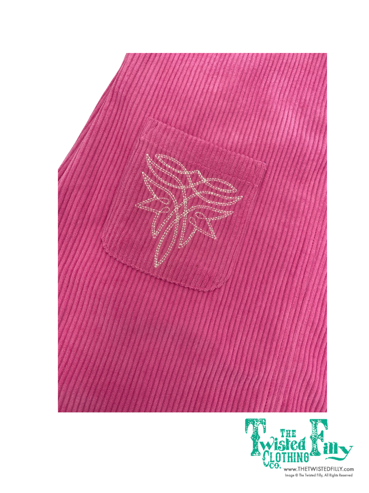 Pink Corduroy - Toddler Sleeveless Dress