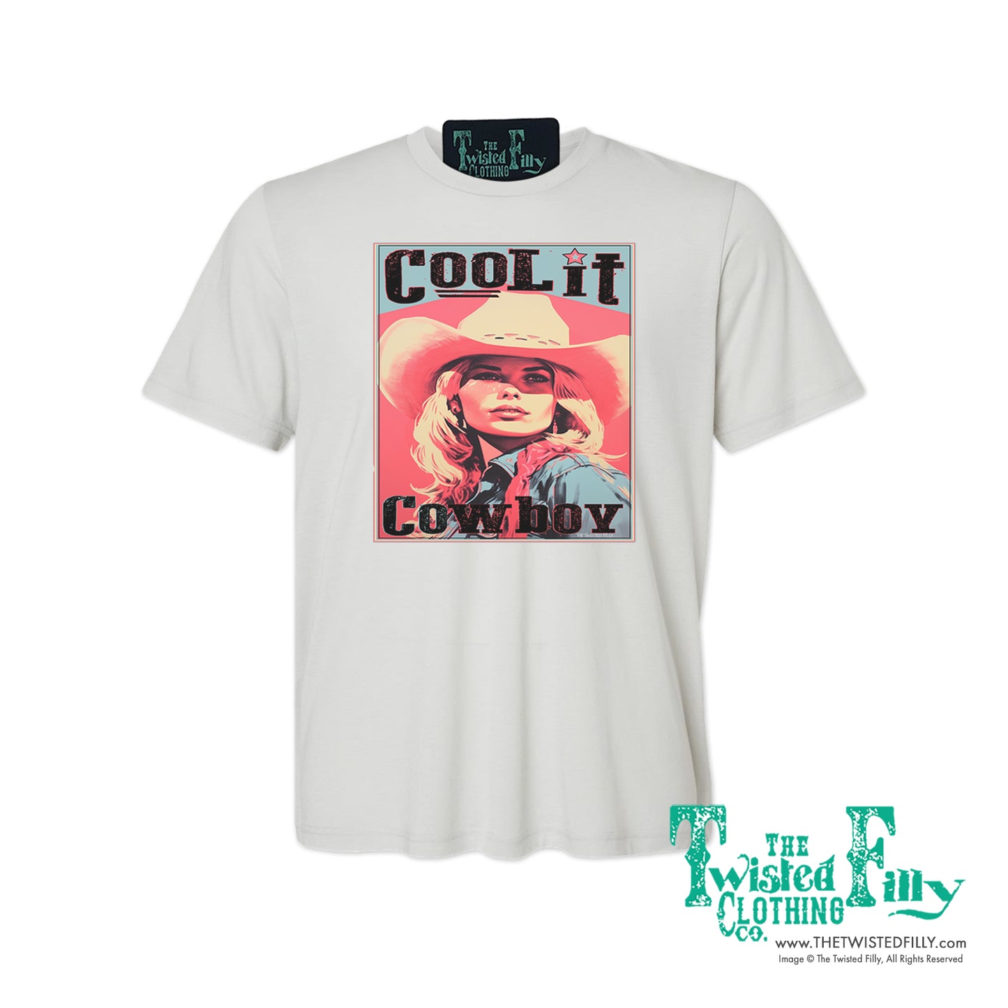 Cool It Cowboy - S/S Adult Crew Neck Womens Tee - Assorted Colors
