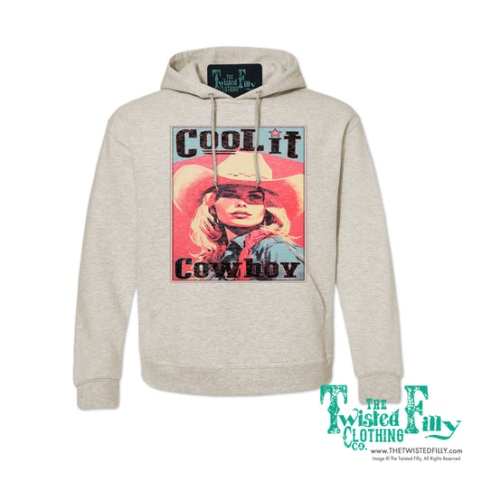 Cool It Cowboy - Adult Womens Hoodie - Assorted Colors