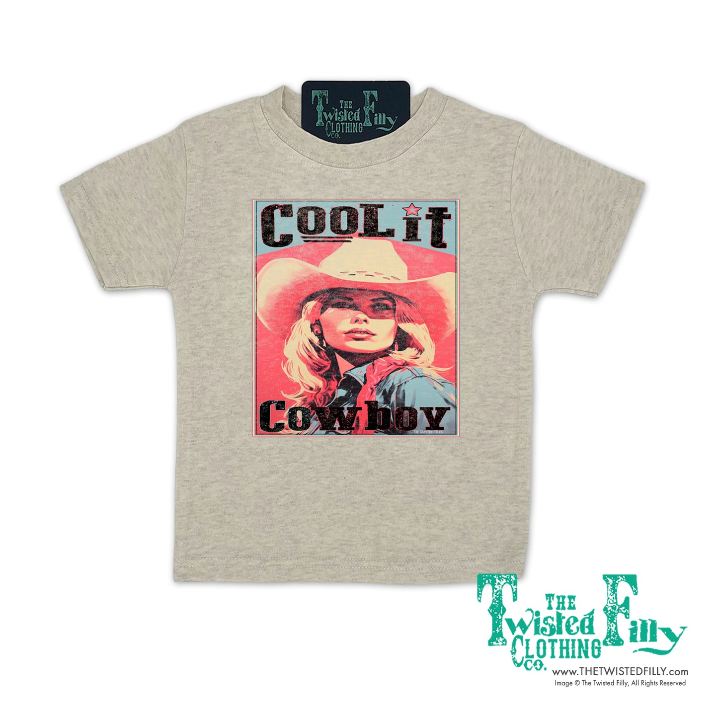 Cool It Cowboy - S/S Girls Youth Tee - Assorted Colors