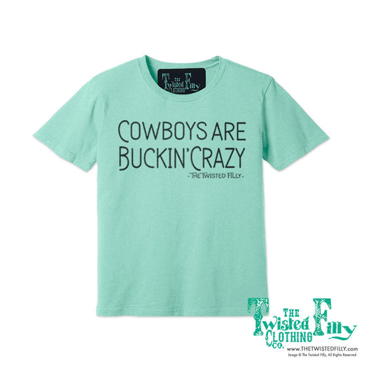 Cowboys Are Buckin' Crazy - S/S Adult Crew Neck Unisex Tee - Assorted Colors