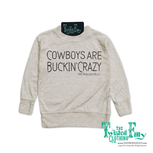 Cowboys Are Buckin' Crazy - Youth Pullover - Oatmeal