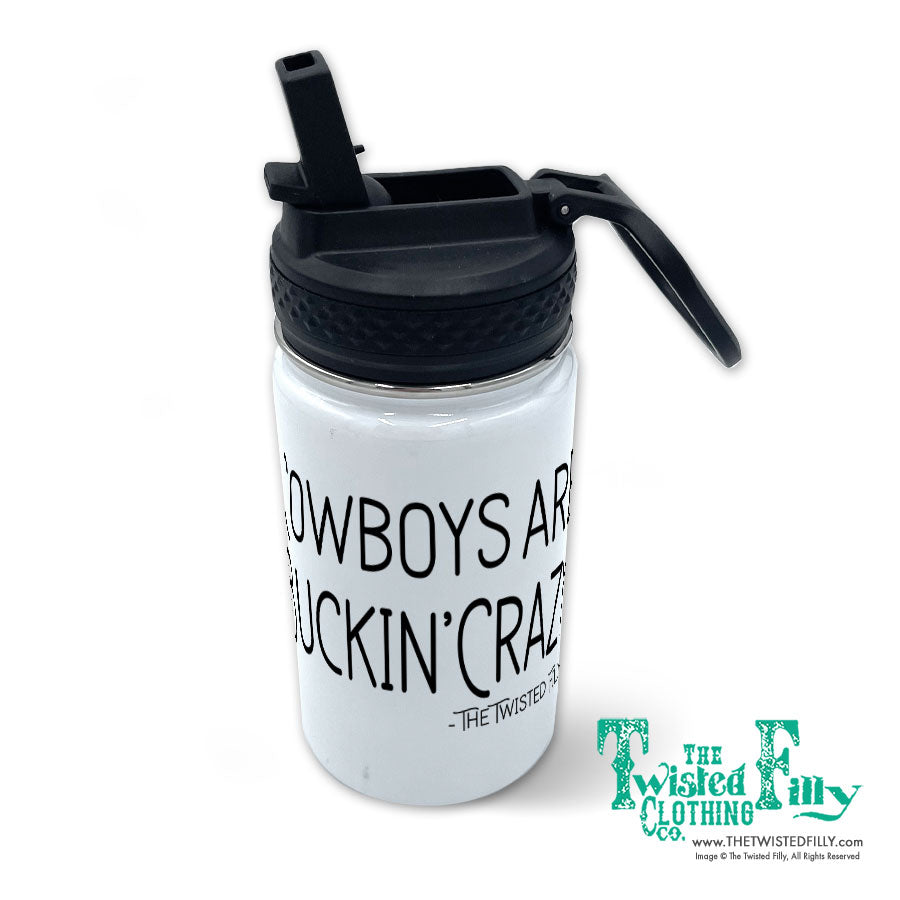 Cowboys Are Buckin' Crazy - Youth Stainless Steel Water Bottle Tumbler