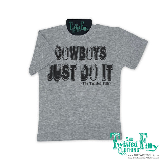 Cowboys Just Do It - S/S Mens Crew Neck Adult Tee - Assorted Colors