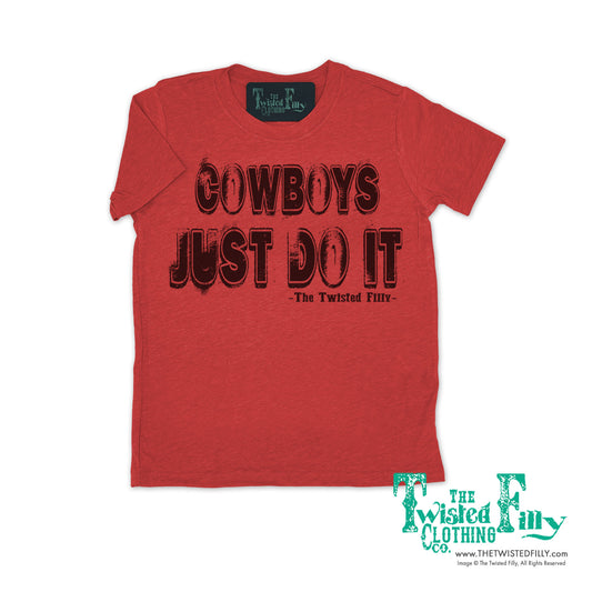 Cowboys Just Do It - S/S Boys Youth Tee - Assorted Colors