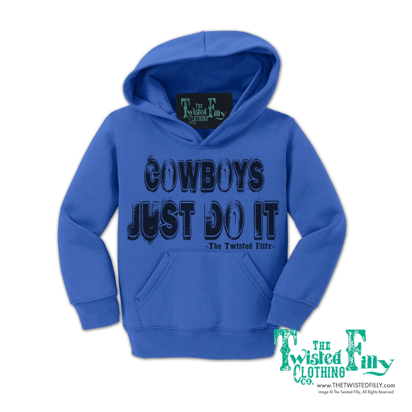 Cowboys Just Do It - Toddler Boys Hoodie - Assorted Colors