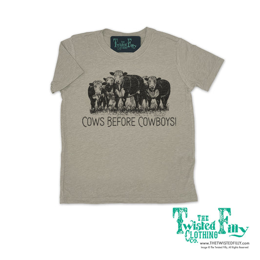 Cows Before Cowboys - Infant Girls S/S Tee - Assorted Colors