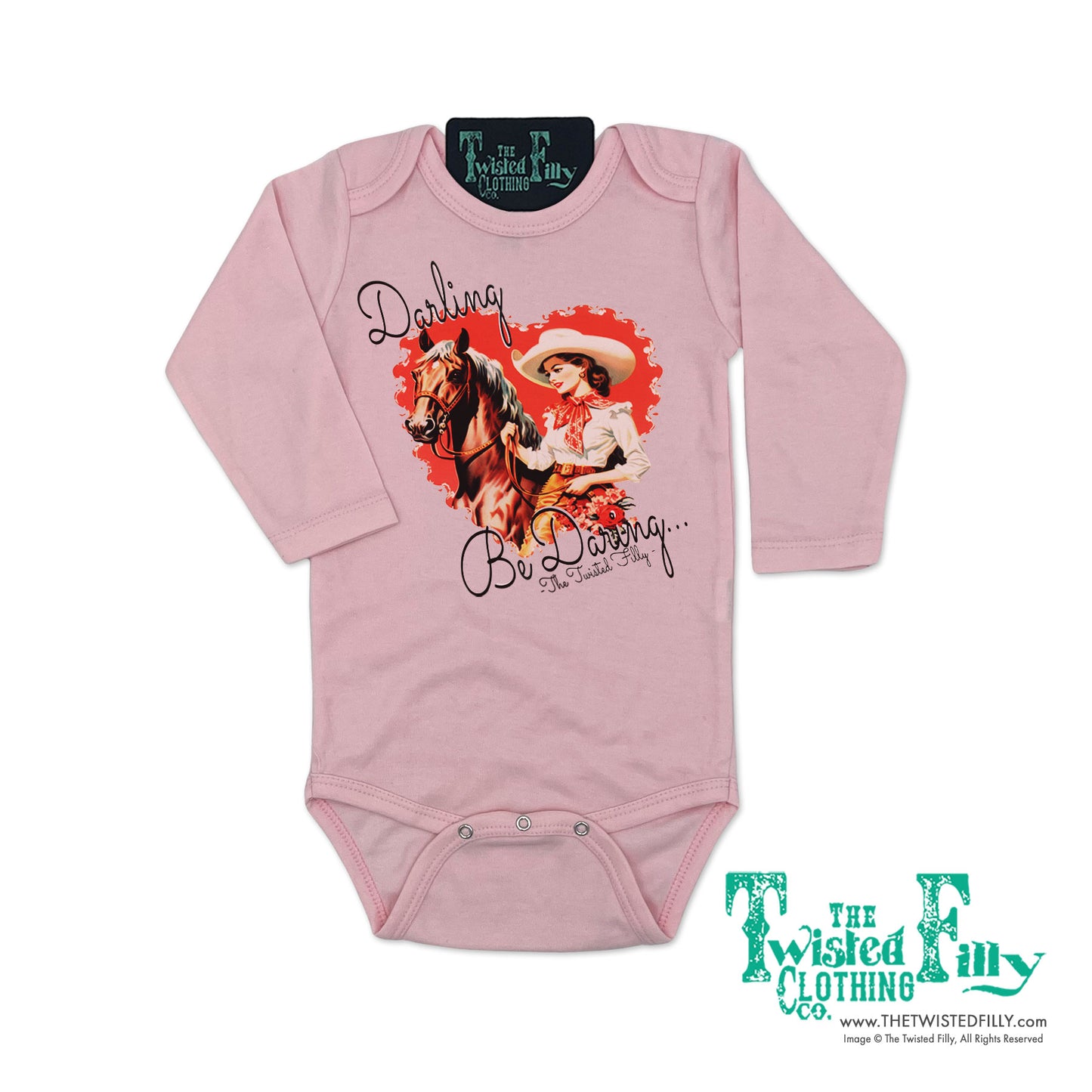 Darling Be Daring - Girls L/S Infant One Piece - Assorted Colors