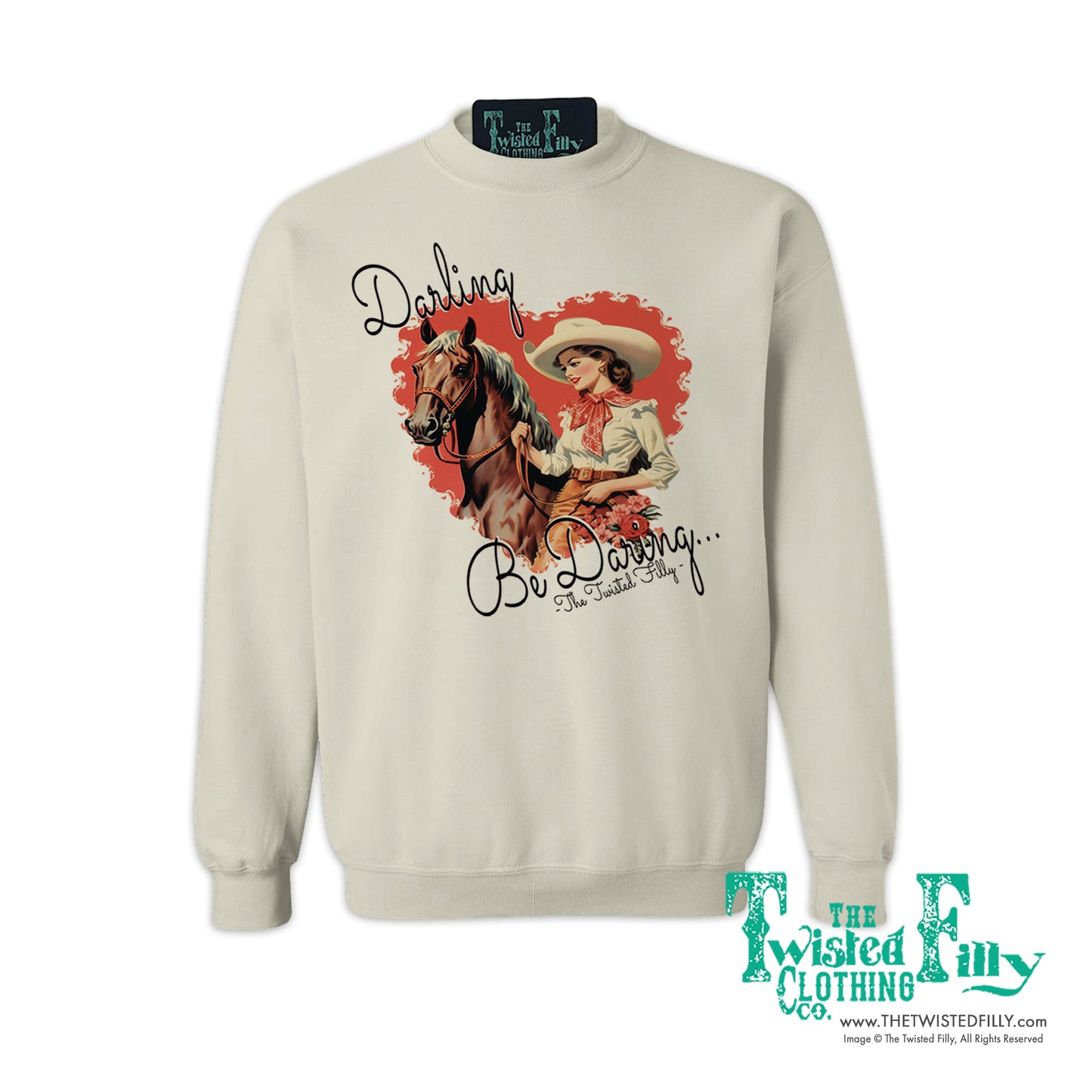 Darling Be Daring - Adult Womens Sweatshirt - Assorted Colors