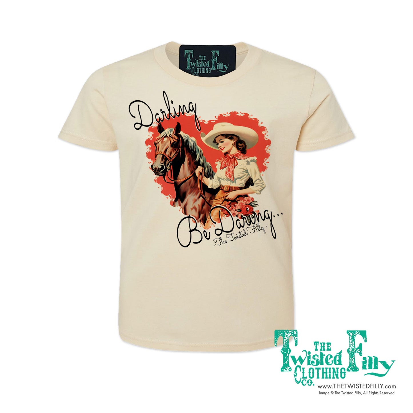 Darling Be Daring - S/S Adult Crew Neck Womens Tee - Assorted Colors