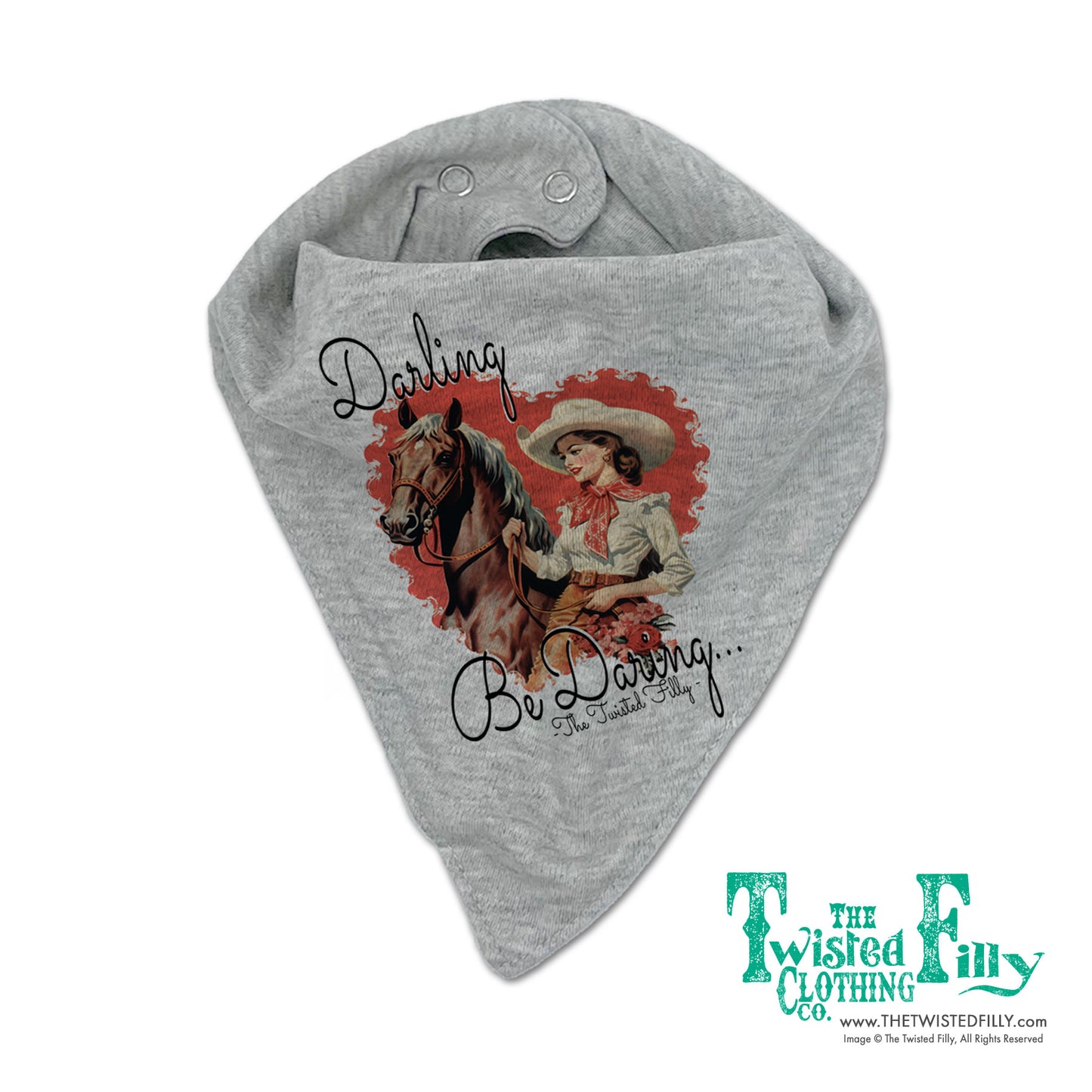 Darling Be Daring Girls Infant Bandana Bib - Assorted Colors