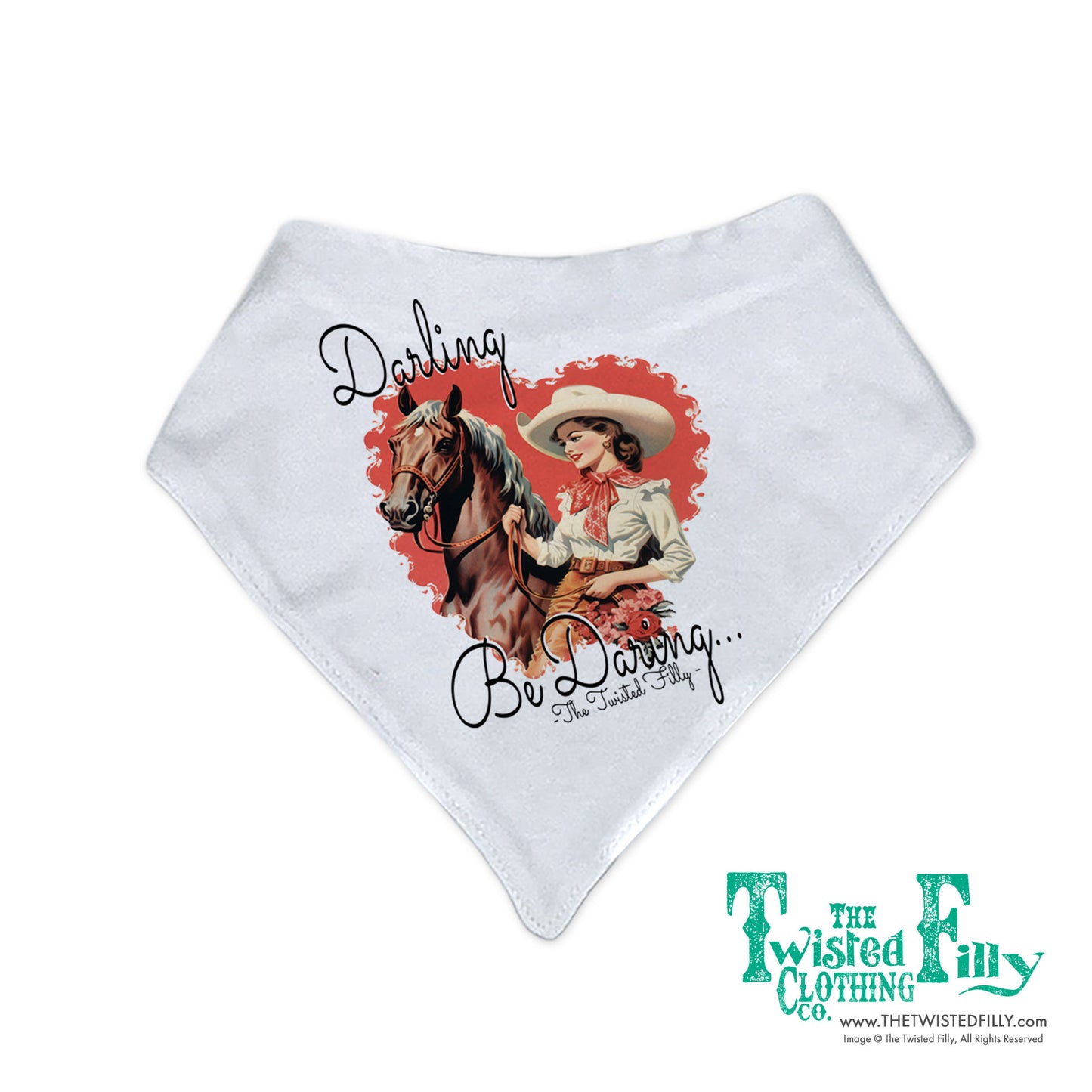 Darling Be Daring Girls Infant Bandana Bib - Assorted Colors