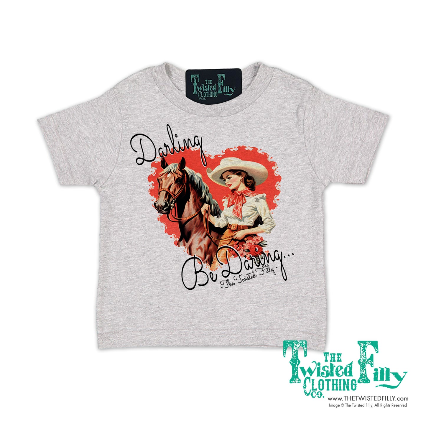 Darling Be Daring - S/S Girls Infant Tee - Assorted Colors