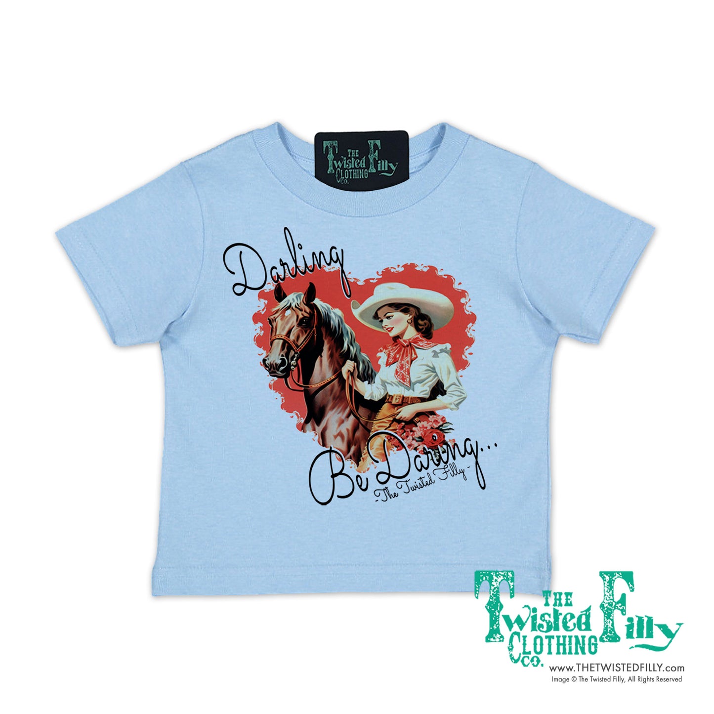 Darling Be Daring - S/S Girls Infant Tee - Assorted Colors