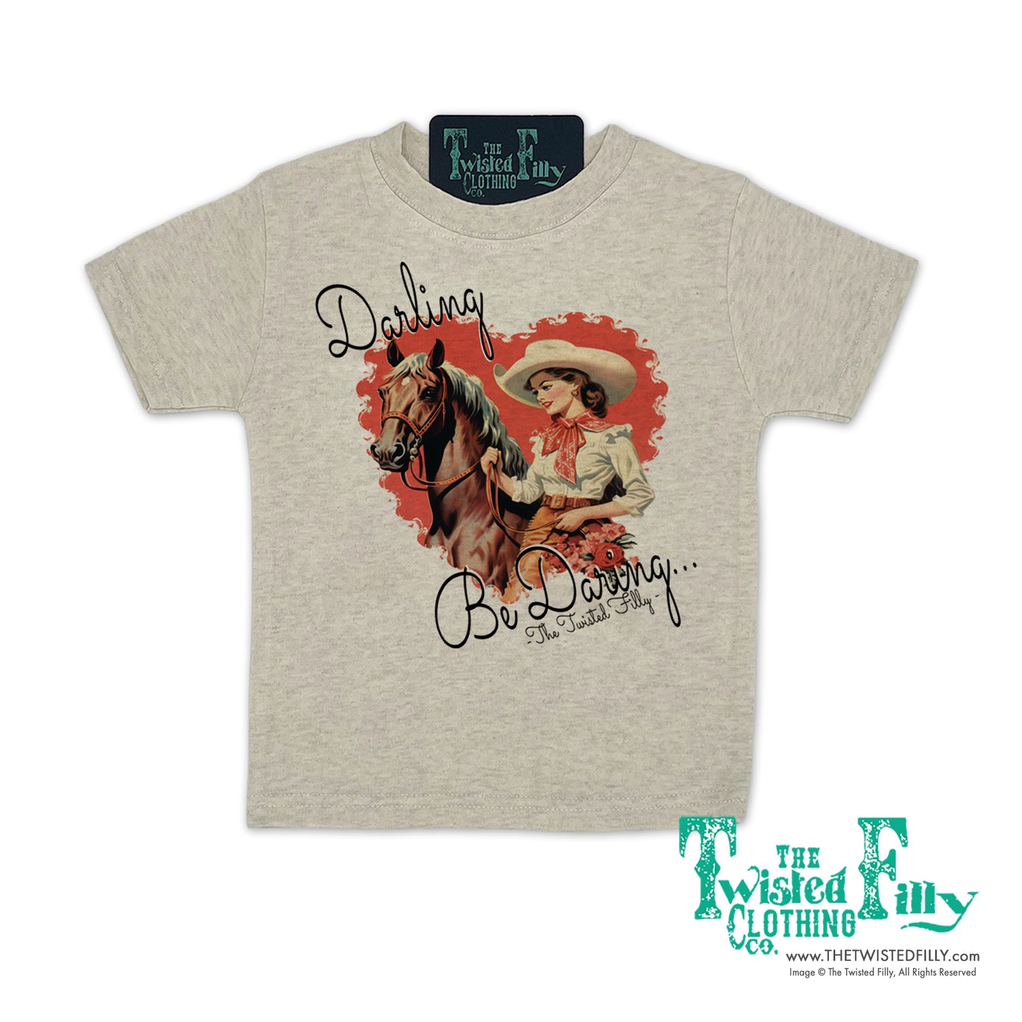 Darling Be Daring - S/S Girls Toddler Tee - Assorted Colors