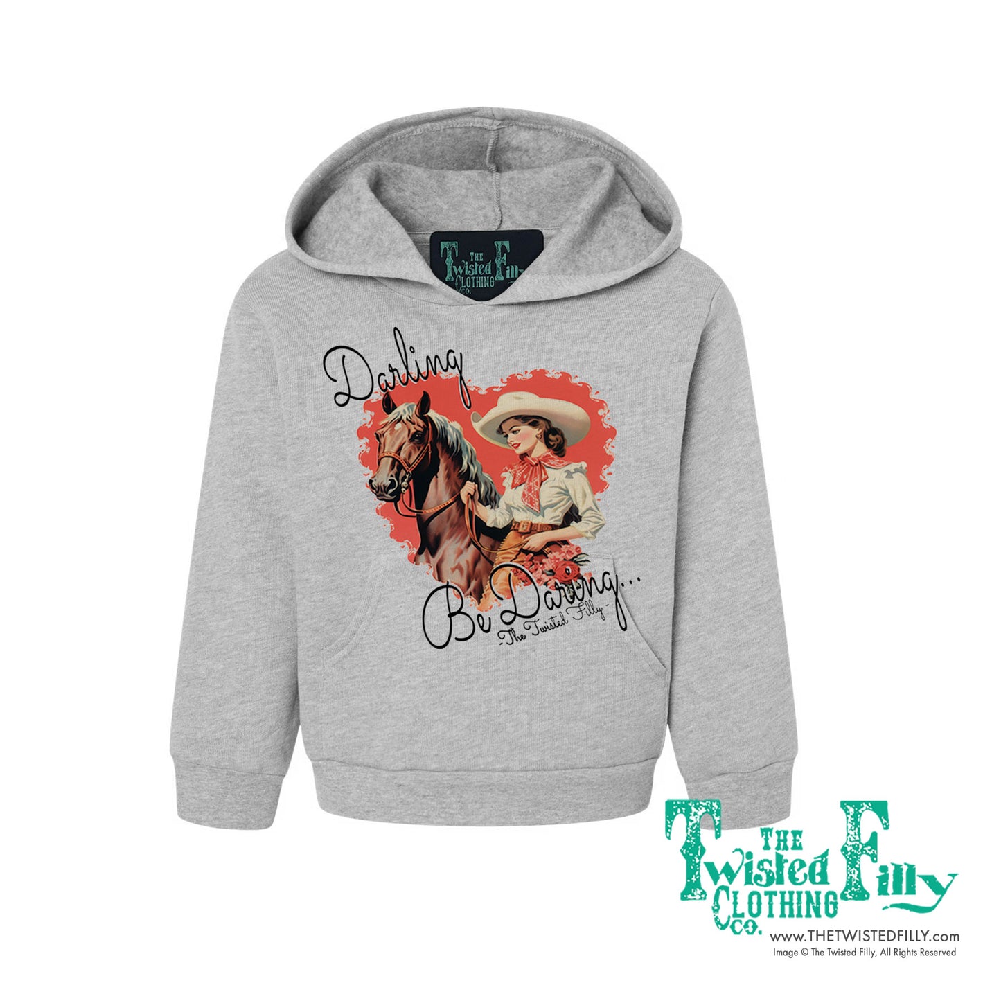 Darling Be Daring - Toddler Girls Hoodie - Assorted Colors