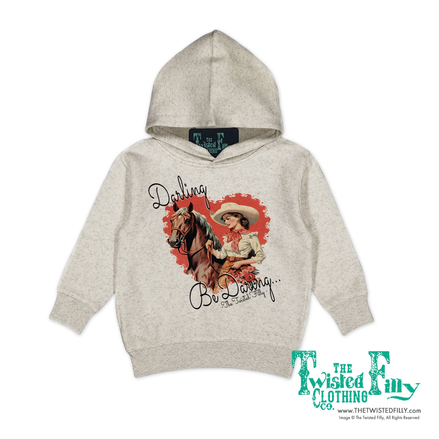 Darling Be Daring - Toddler Girls Hoodie - Assorted Colors