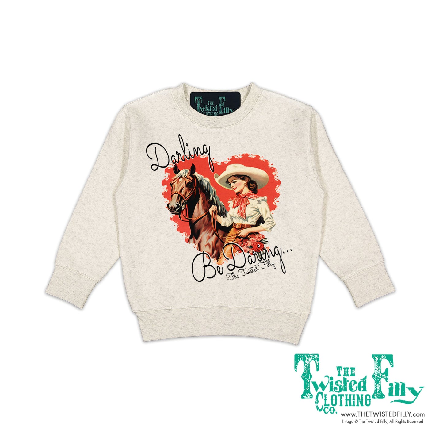 Darling Be Daring - Toddler Sweatshirt - Assorted Colors