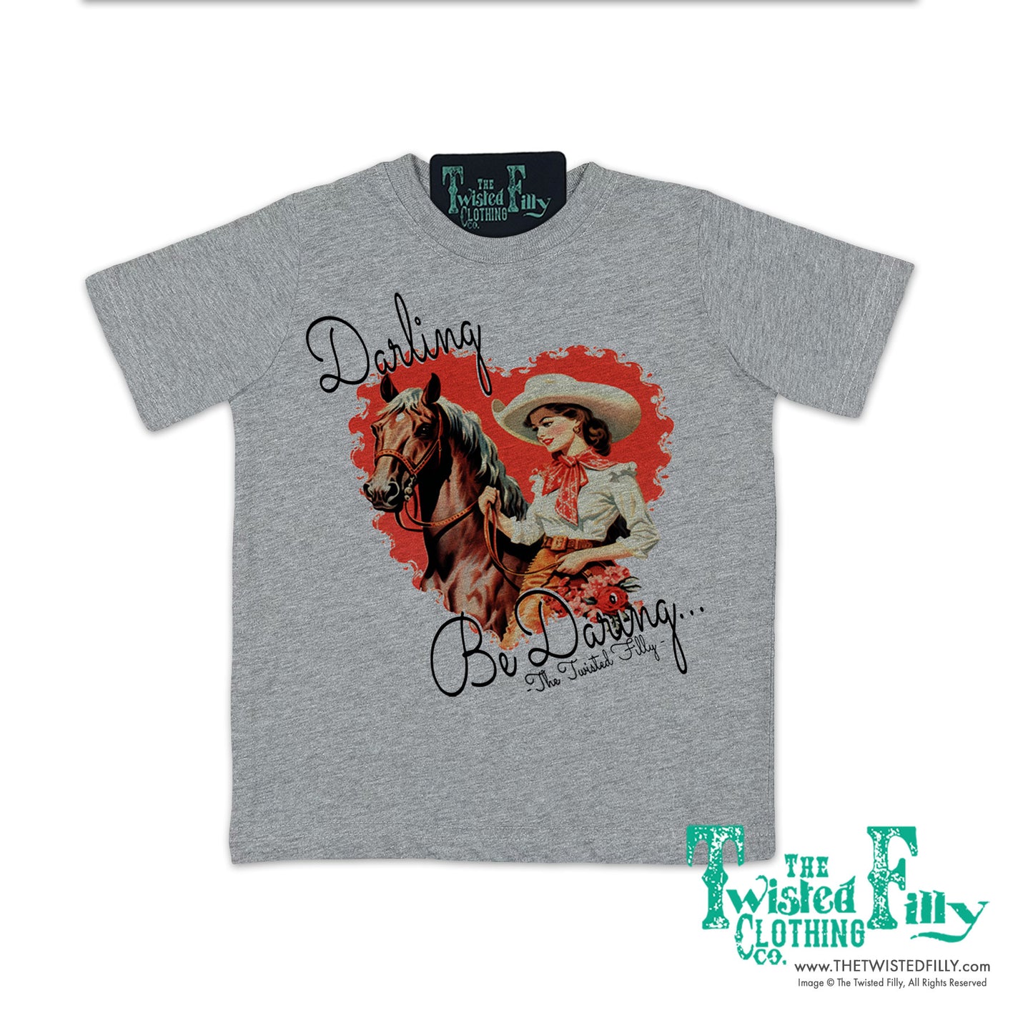 Darling Be Daring - S/S Girls Toddler Tee - Assorted Colors