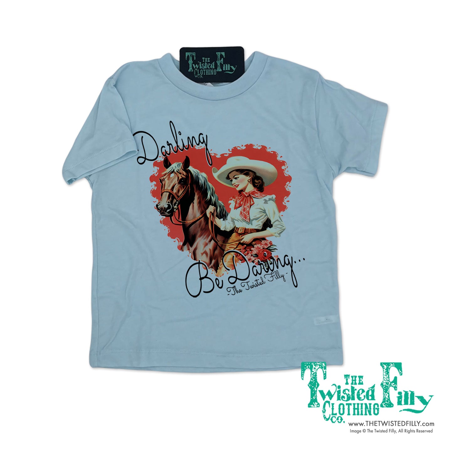 Darling Be Daring - S/S Girls Youth Tee - Assorted Colors