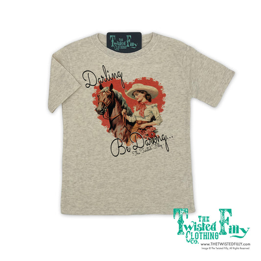 Darling Be Daring - S/S Girls Youth Tee - Assorted Colors