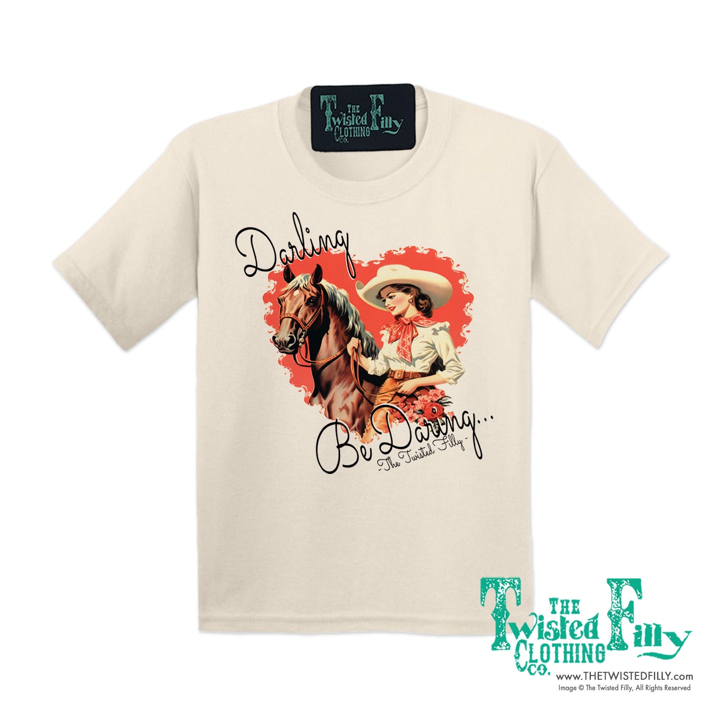 Darling Be Daring - S/S Girls Youth Tee - Assorted Colors