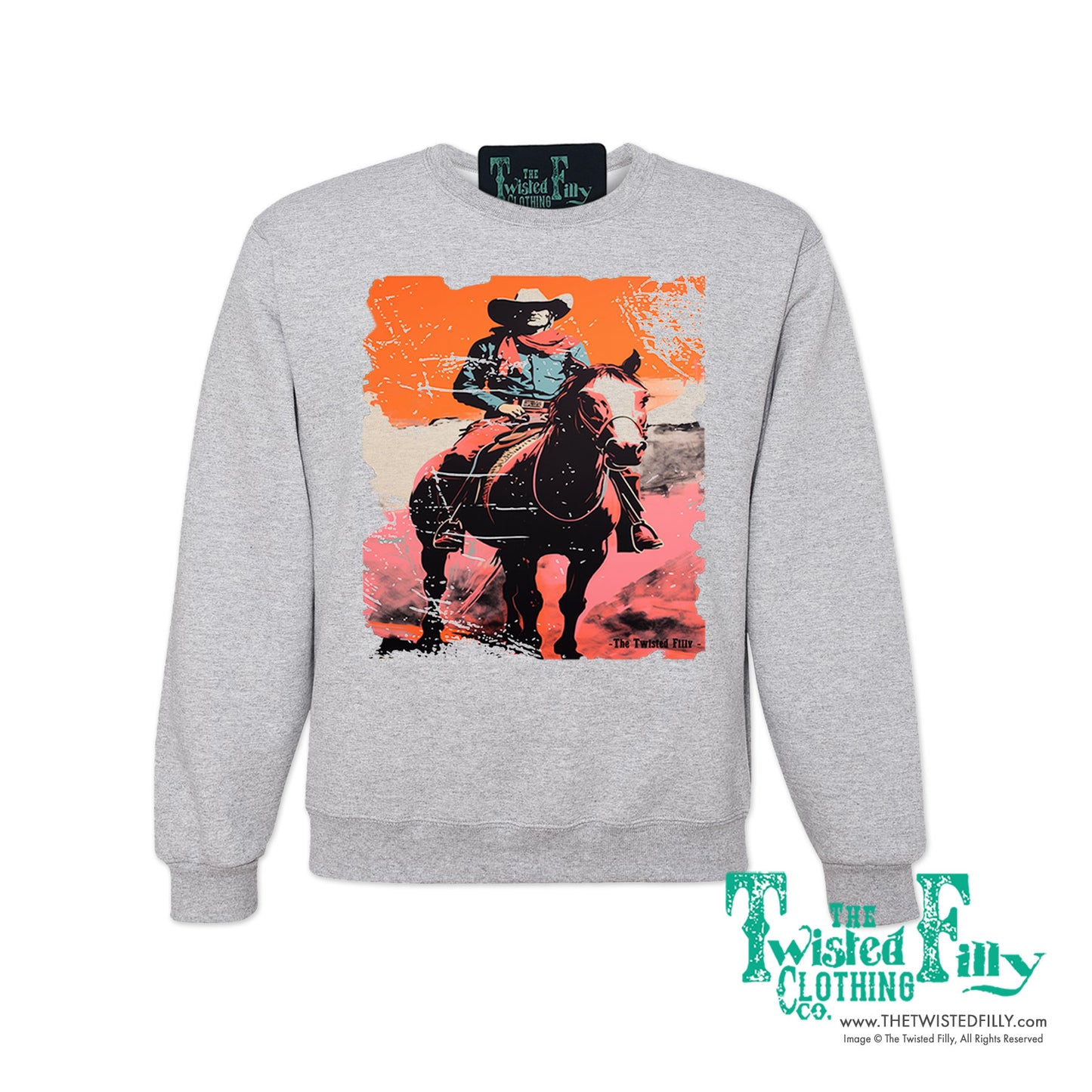 Desert Cowboy - Adult Sweatshirt - Assorted Colors