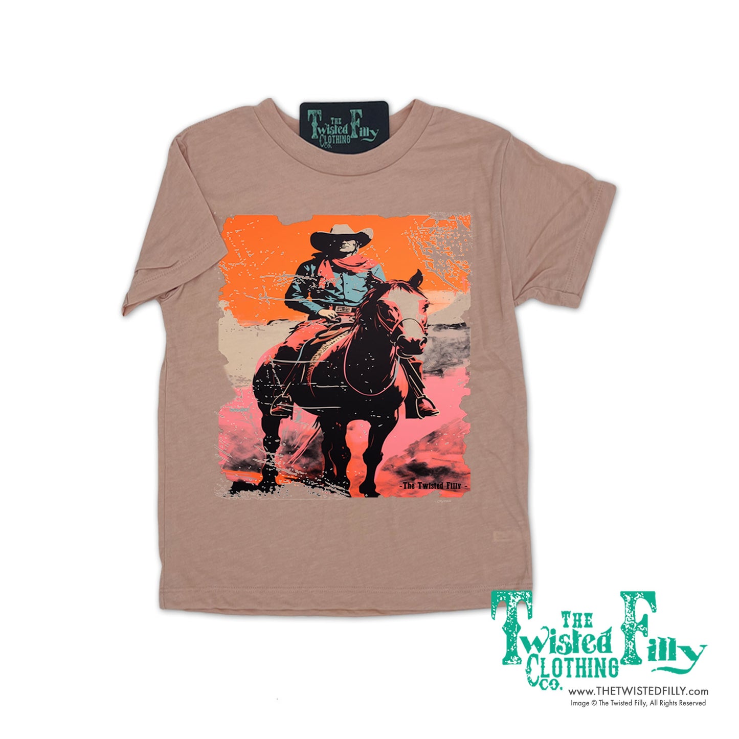 Desert Cowboy - S/S Youth Tee - Assorted Colors